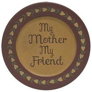 My Mother Wood Decor Plate